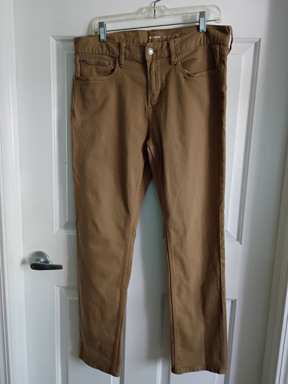 Old Navy Slim Straight Khaki Jeans